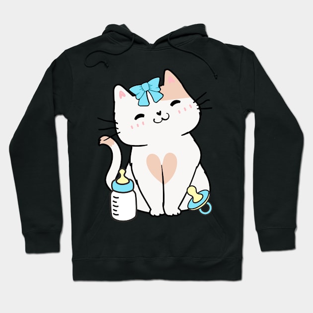 Cute persian cat is a baby Hoodie by Pet Station